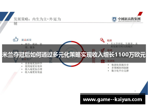 米兰夺冠后如何通过多元化策略实现收入增长1100万欧元