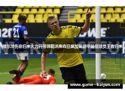 维尔茨伤愈归来火力开带领勒沃库森狂飙加冕德甲最佳球员王者归来
